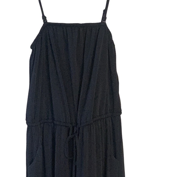 NWT Maurices Black Sleeveless Stretch Split Leg Jumpsuit Sz M - Picture 6 of 10